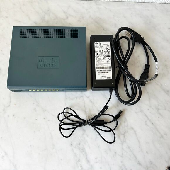 Cisco ASA 5505 Series Router Firewall Security Appliance w/AC/DC Adapter - Picture 7 of 8